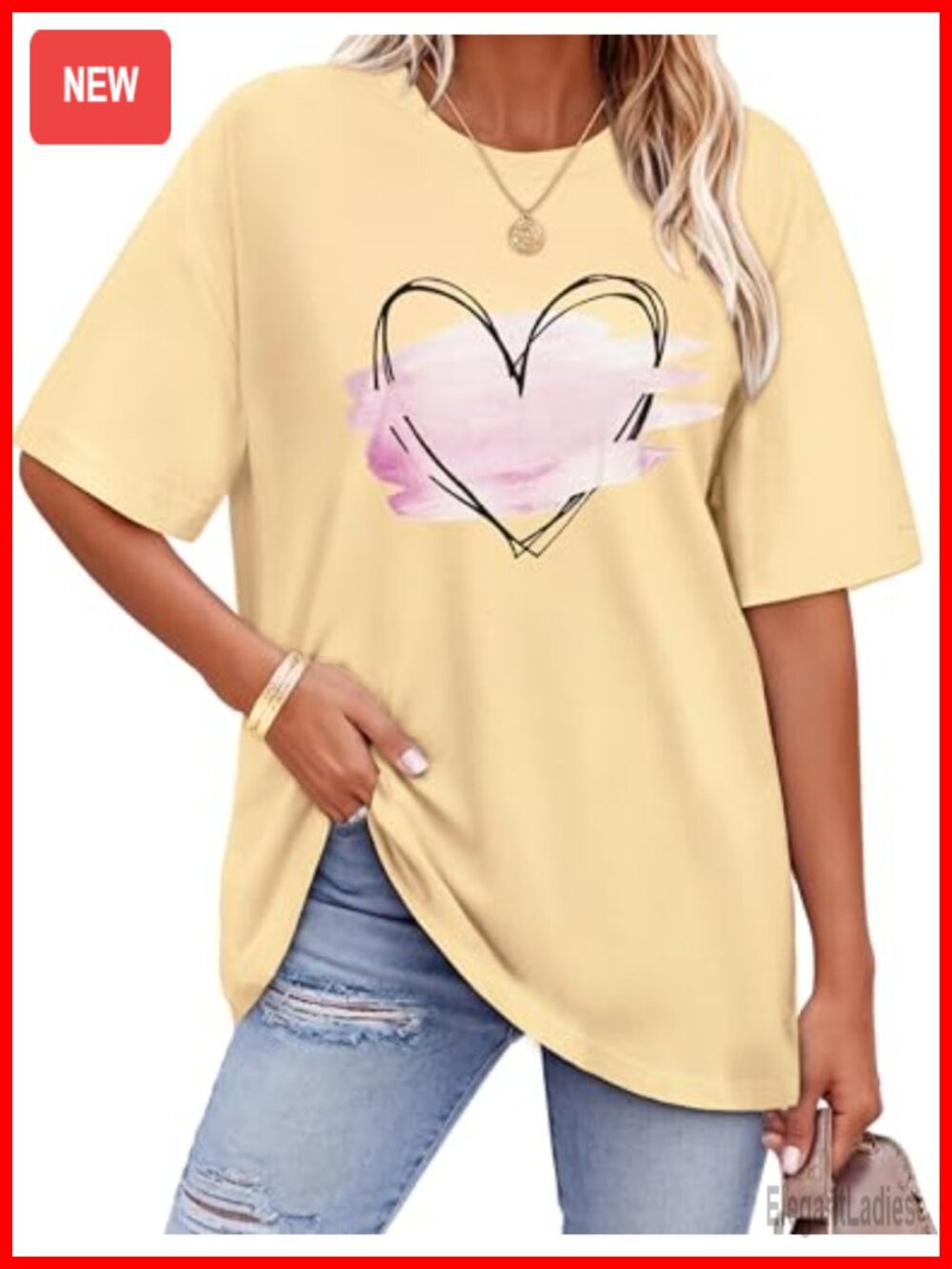Oversized Graphic Tee Women Short Sleeve Casual Loose Crew Neck T-Shirt